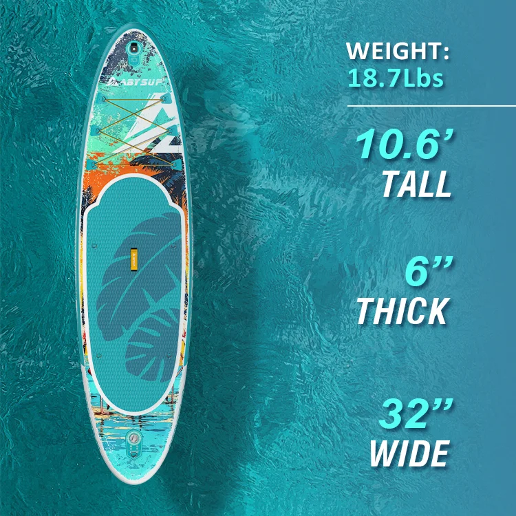 all around inflatable paddle board size